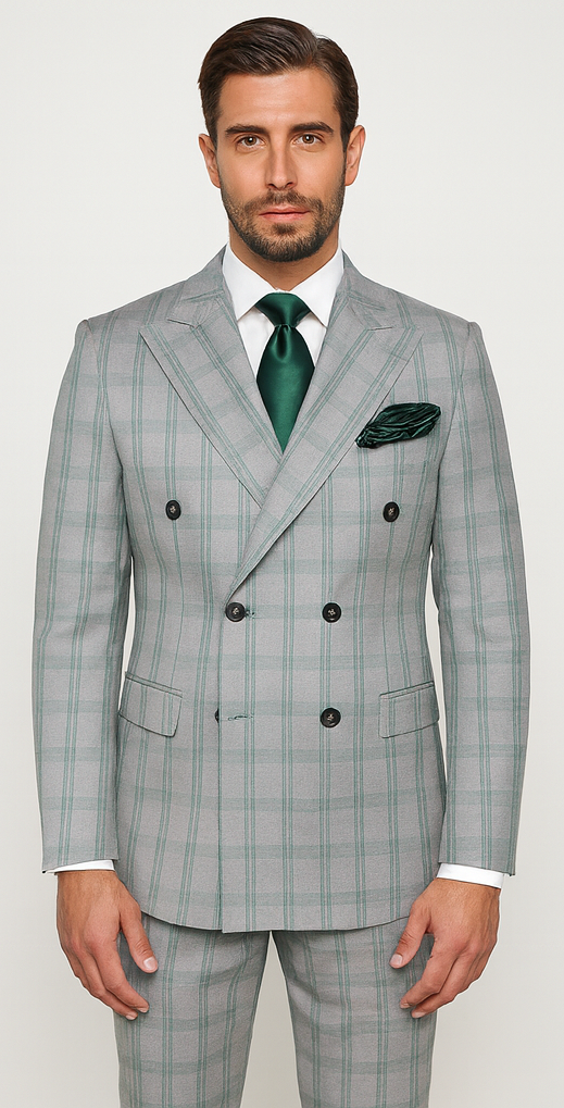 modern formal dress for men Men's Rossi Man Milano Rm1828 – Slim Fit Modern Suit Formal Wear Every Occasion Grey 34R