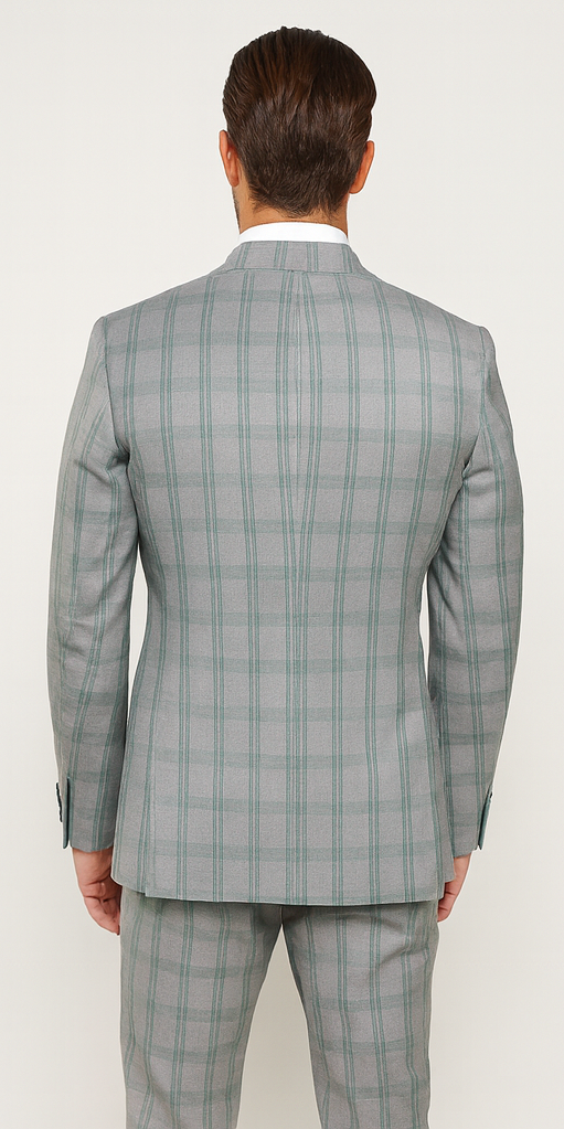 Men’s Rossi Man Milano RM1828 – Slim Fit Modern Suit - Formal Wear for Every Occasion