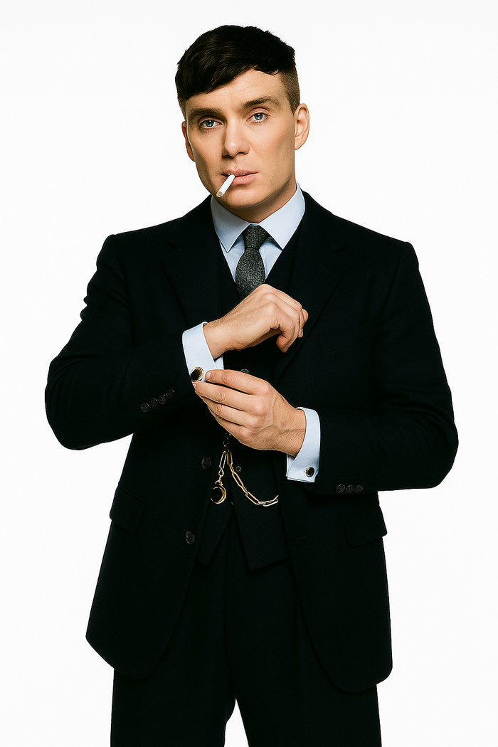 Thomas Shelby Inspired Suit & Overcoat Costume
