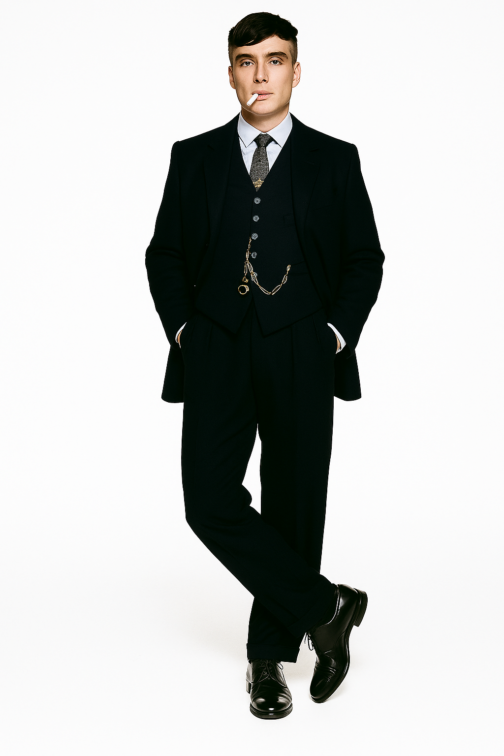 Thomas Shelby Inspired Suit & Overcoat Costume