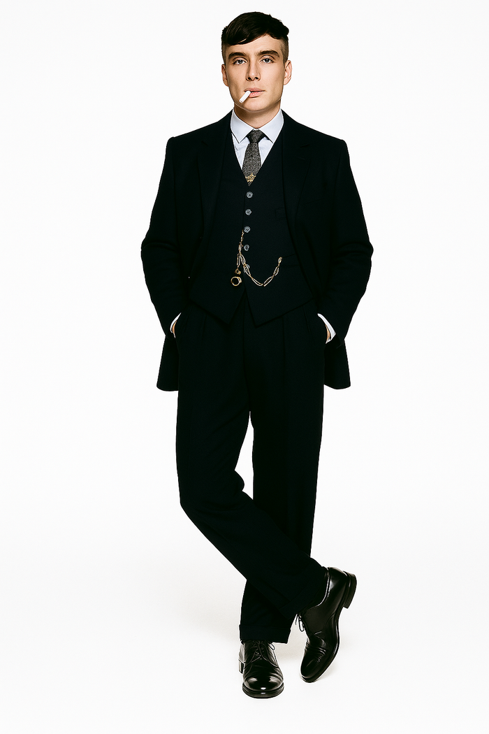 Thomas Shelby Inspired Suit & Overcoat Costume