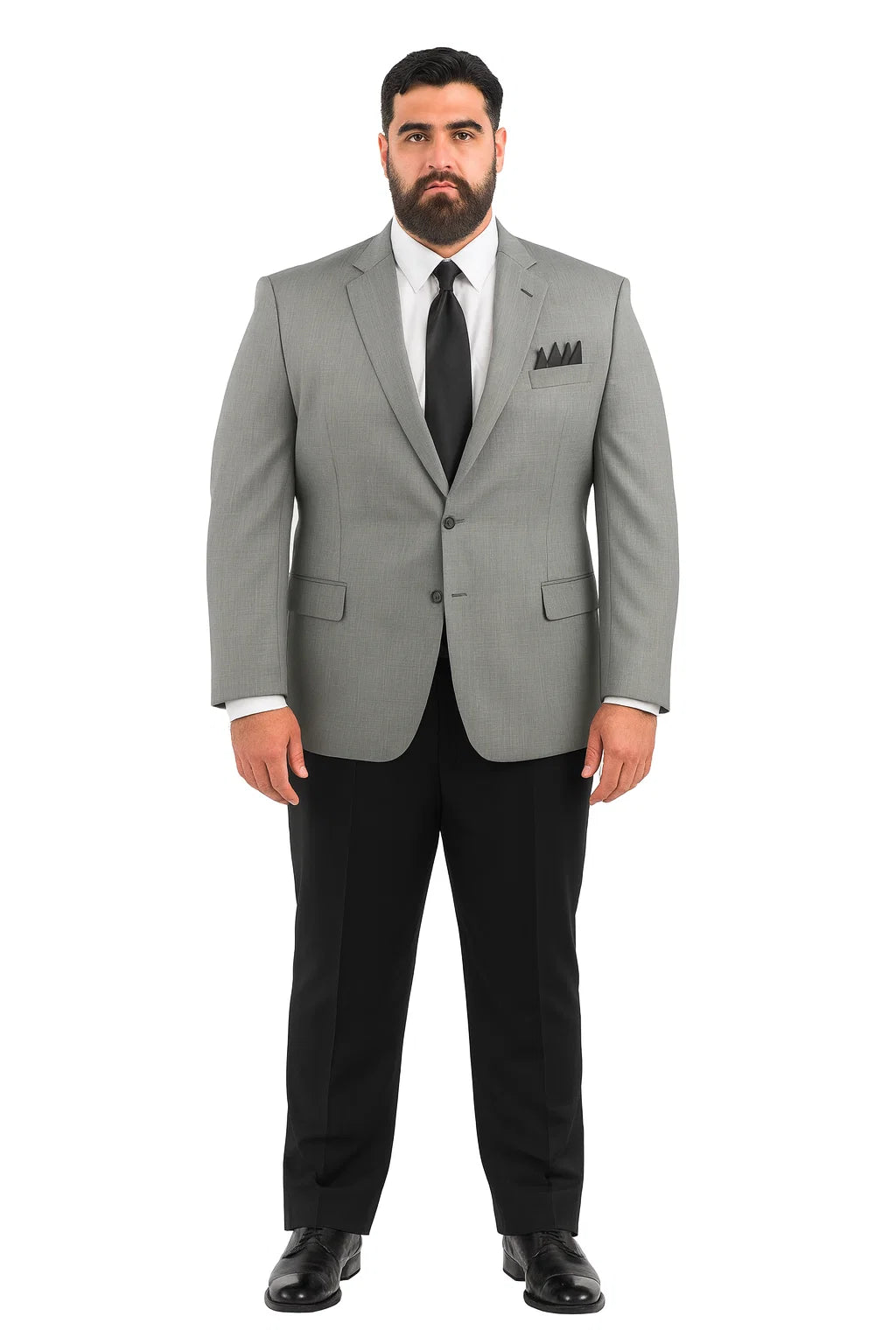 Men's 100% Luxurious Wool Sport Coat Black houndstooth checkered