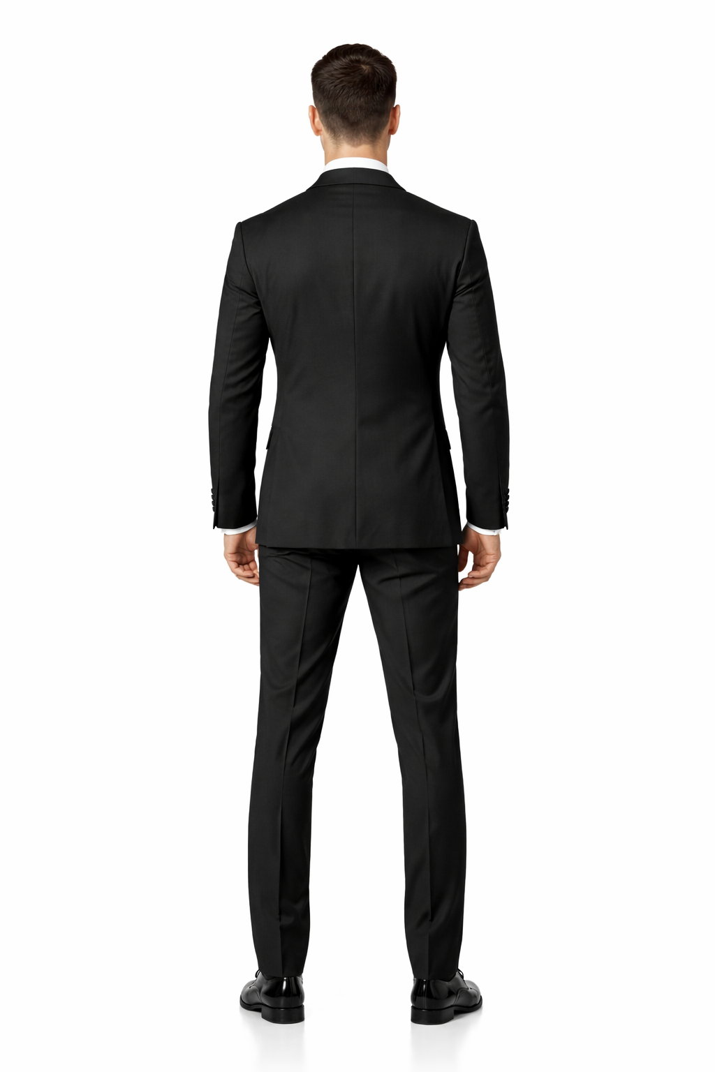 1920s 2-Button Black Gatsby Tuxedo