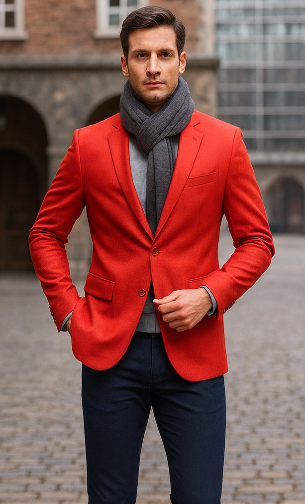 Men's 2 button Notch Collar Cheap Priced Designer Fashion Dress For Men On Sale Fully Lined Velvet ~ Velour Cheap Priced Men's blazer Jacket For Men Red
