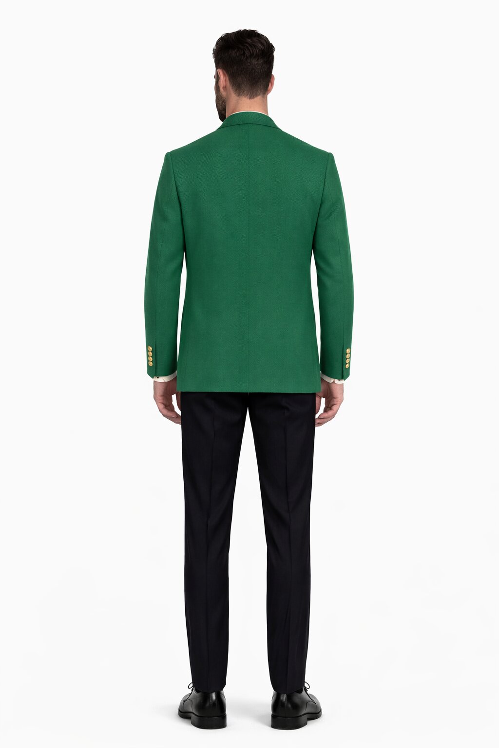 Augusta Green Blazer Men's Classic Brass buttons Blazer Sport Jacket