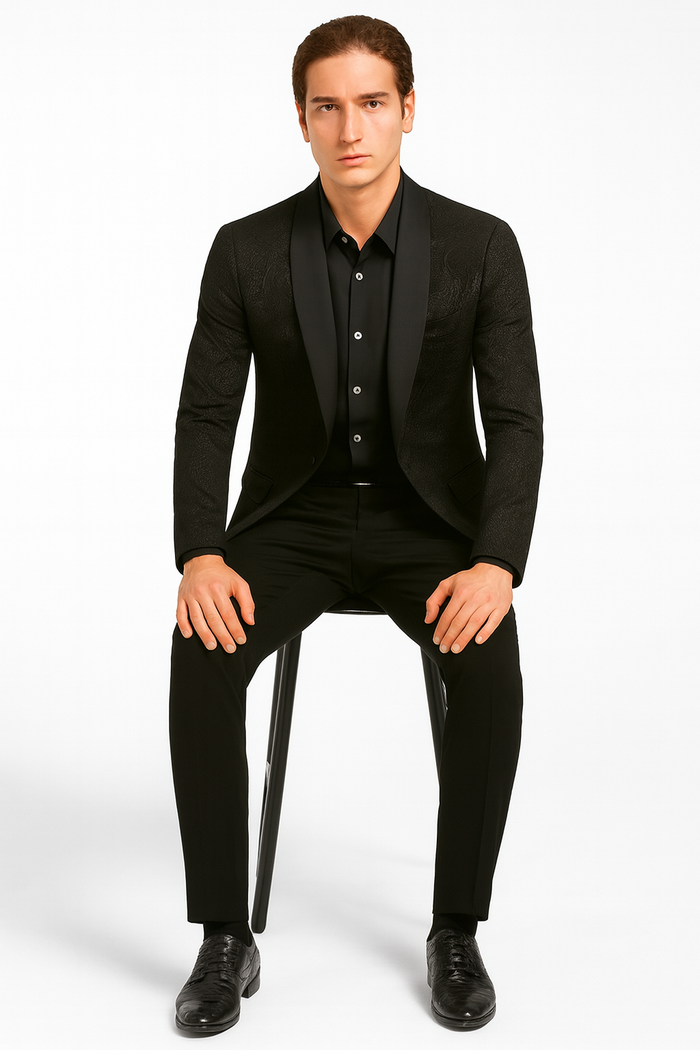 Mens Big and Tall Blazer - Big and Tall Black Sport Coat