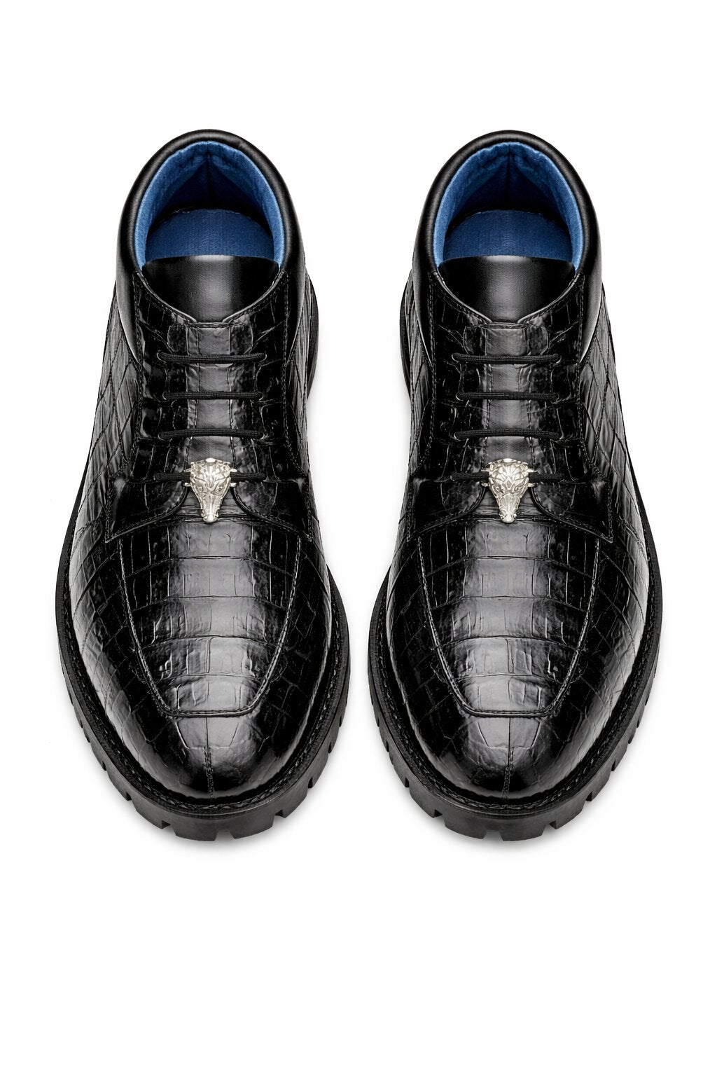 Belvedere Gallardo Caiman Crocodile Derby Boots