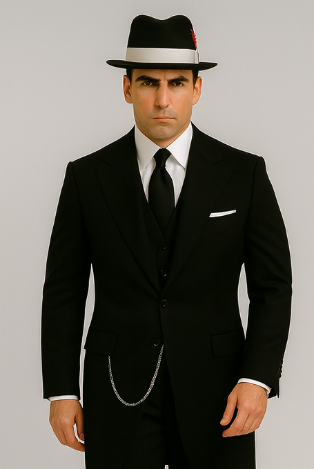 Men's Black dress zoot suit Fashion Tuxedo For Men + White Shirt + Black Tie Package Combo ~ Combination Price Men's Dress Shirt