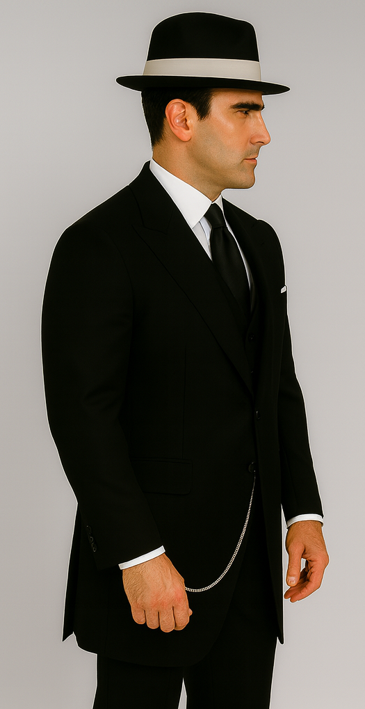 Men's Black dress zoot suit Fashion Tuxedo For Men + White Shirt + Black Tie Package Combo ~ Combination Price Men's Dress Shirt