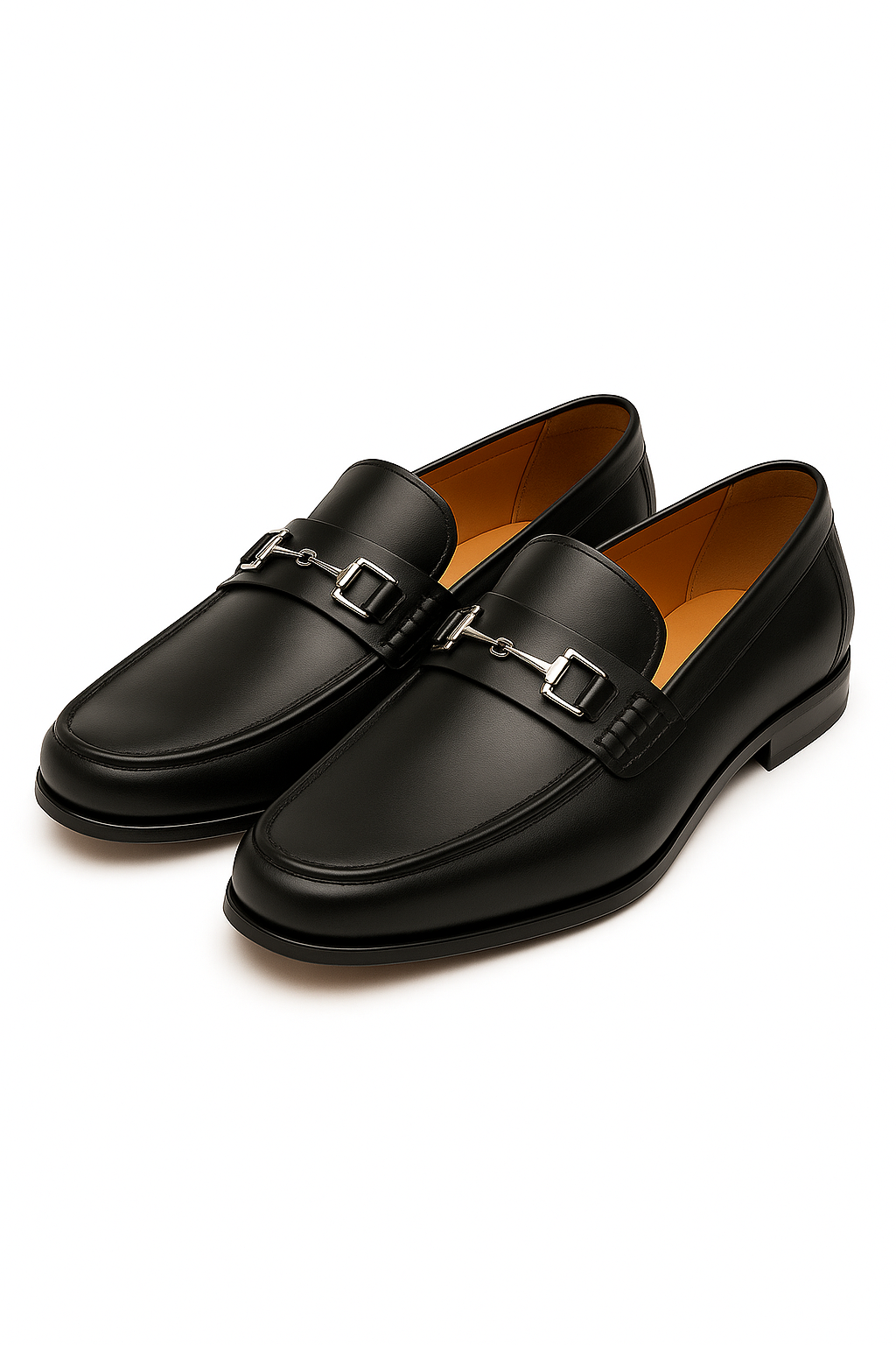 Mens Mezlan Brussels Calfskin Loafer with Metal Bit