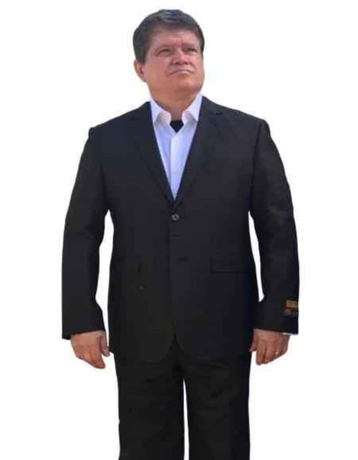 Men's Black Linen Beach Wedding Suit