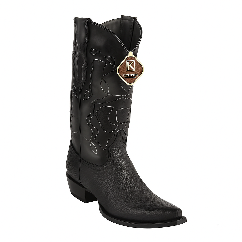 King Exotic Shark Snip Toe Western Boots