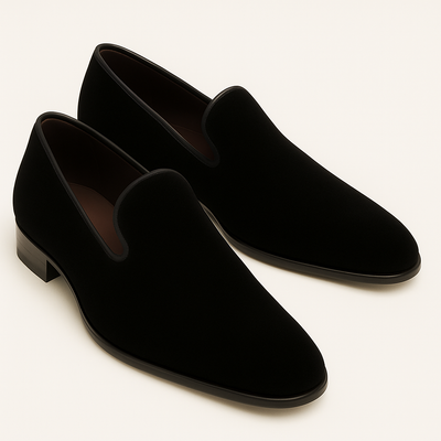 Lublin Velvet Black by Mezlan