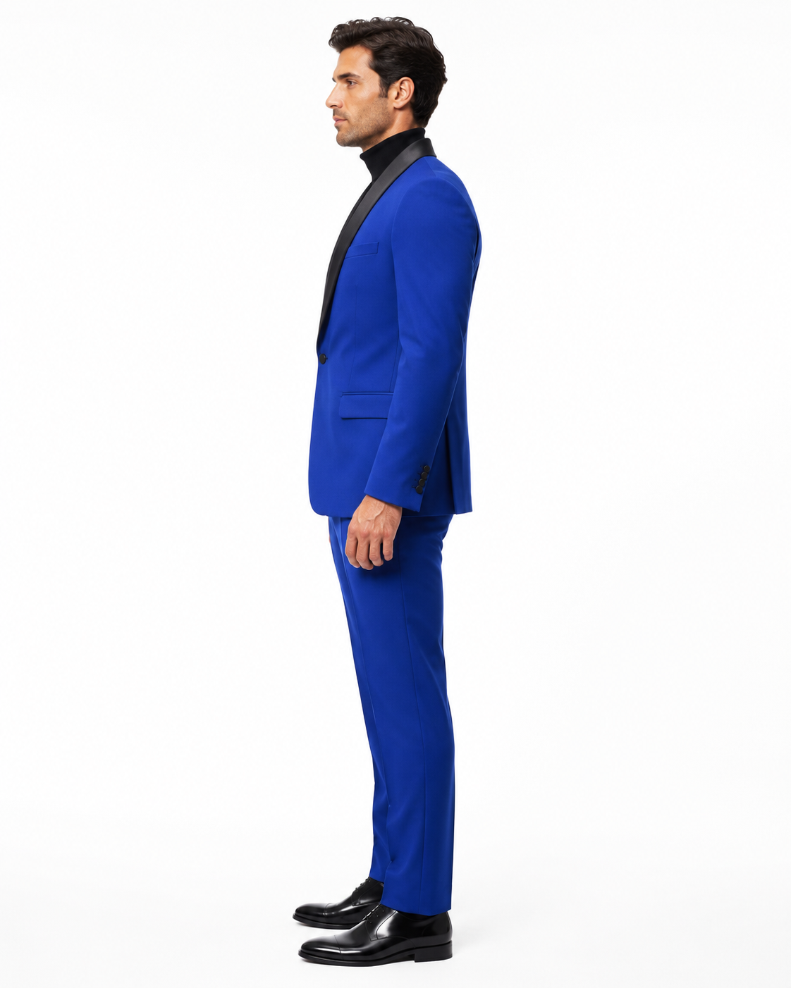 Men's Blazer Black ~ RoyalBlue Tuxedo Dinner Jacket and Blazer Two Toned