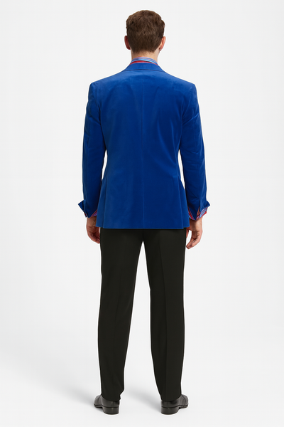 Men's blazer Jacket Royal Blue Velvet Cheap Priced Unique Fashion Designer Men's Dress Sale Jacket