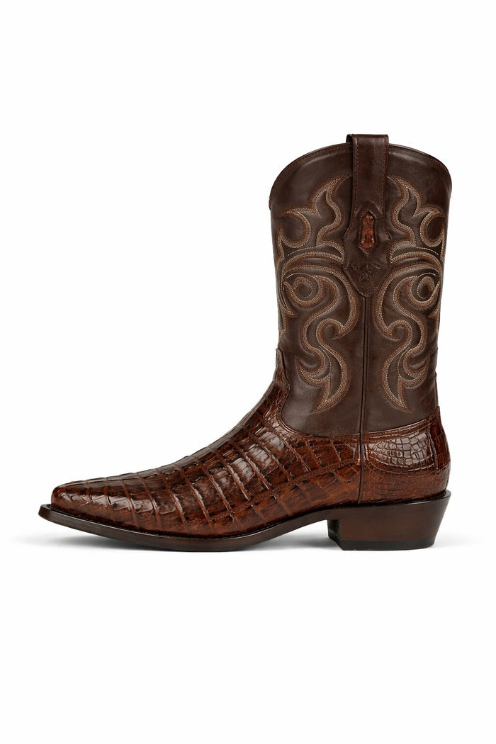 Men's Los Altos Caiman Tail Snip Toe Boots