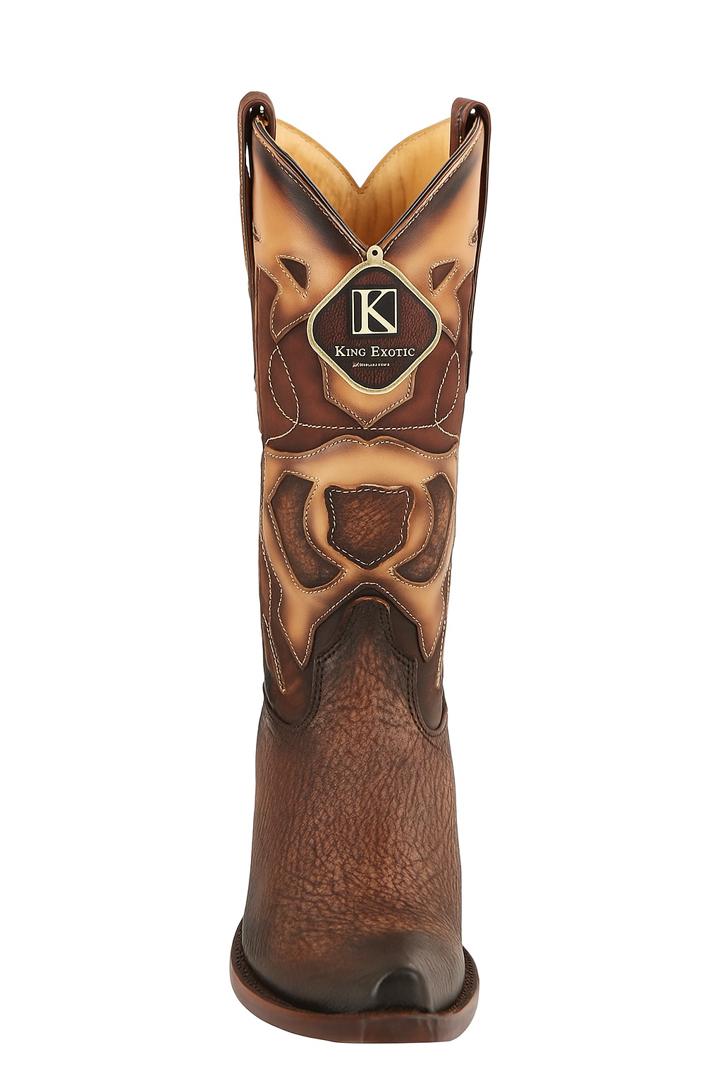 King Exotic Shark Snip Toe Western Boots