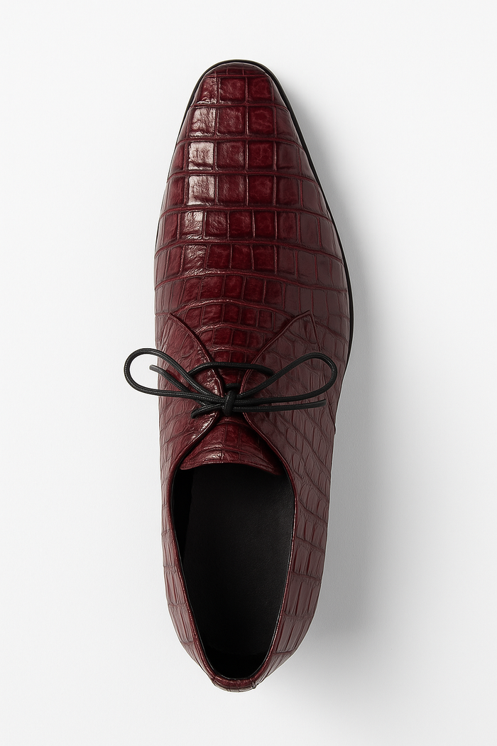 mens-burgundy-wine-crocodile-shoes