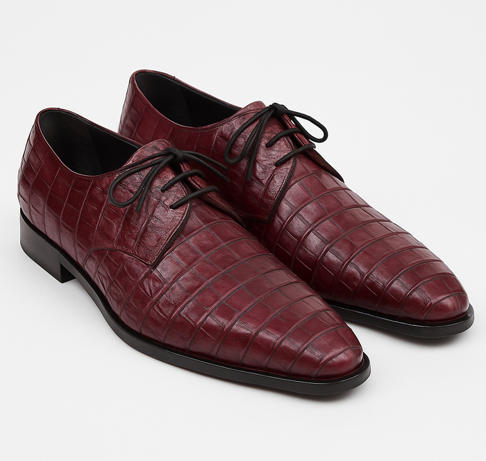 mens-burgundy-wine-crocodile-shoes