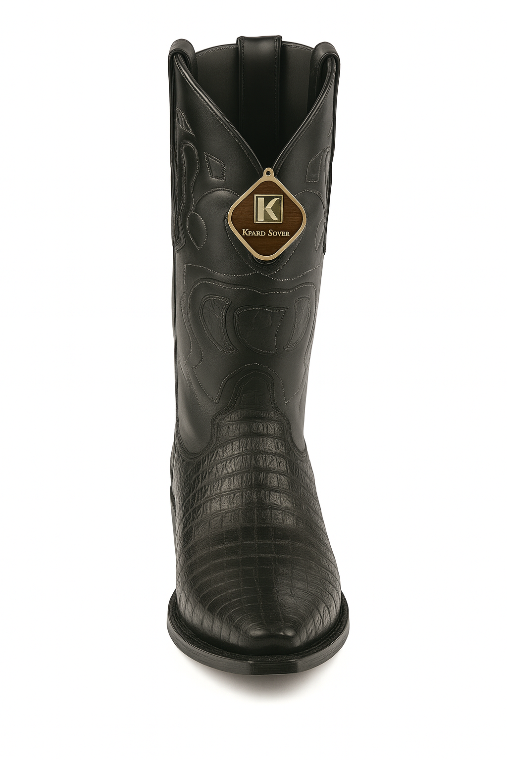 Caiman Belly Snip Toe Boots by King Exotic