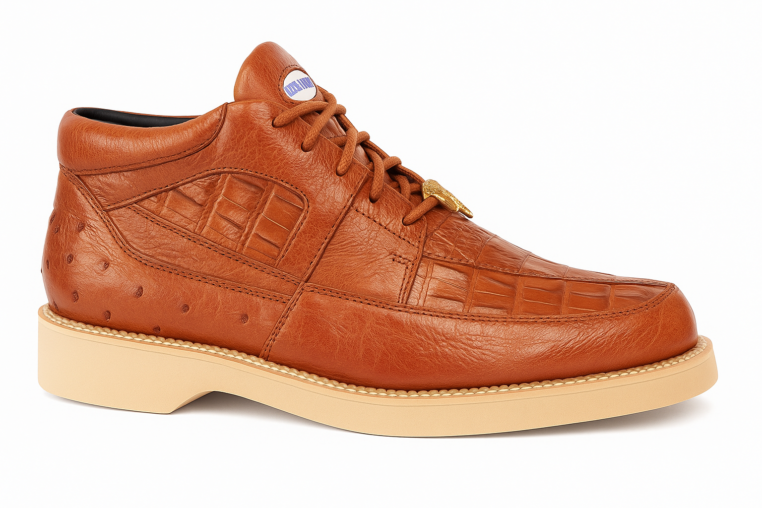 Wild West Caiman & Ostrich Skin Shoes by Los Altos