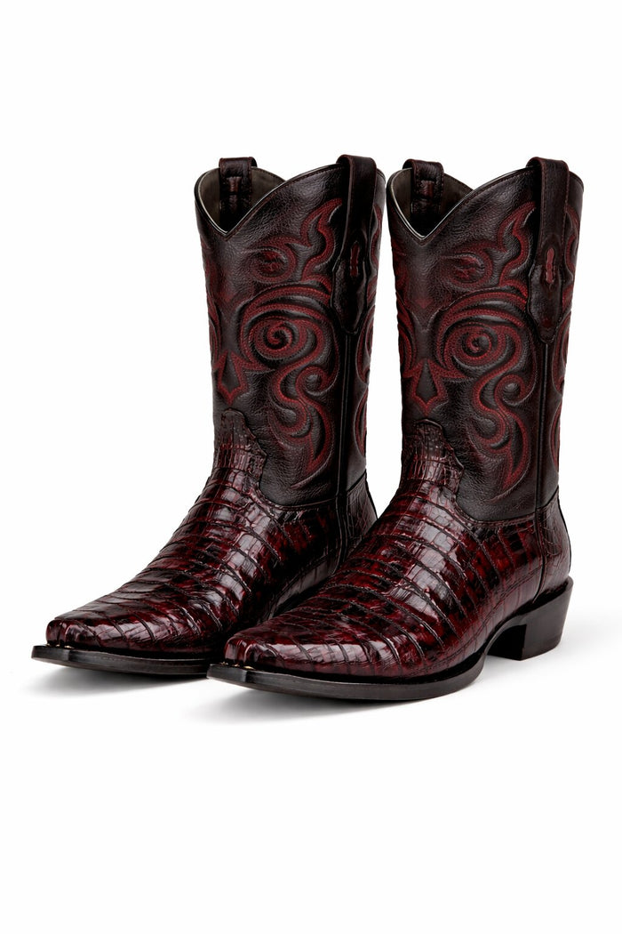 Men's Los Altos Caiman Tail Snip Toe Boots