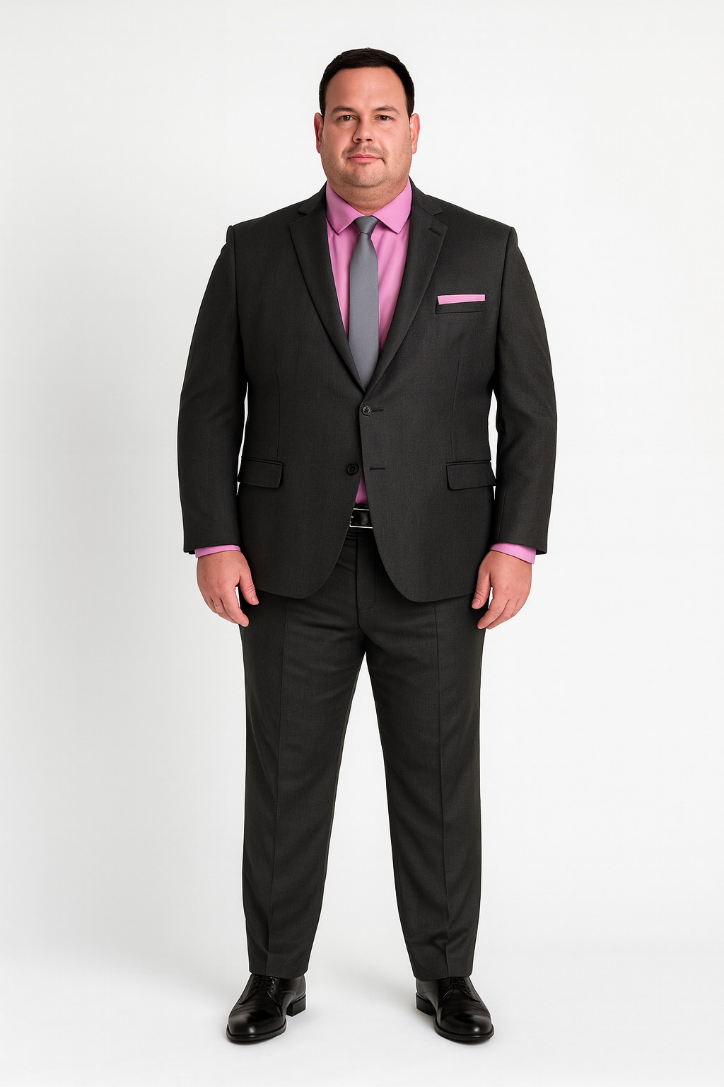 Men's Charcoal Slim Fit Cheap Priced Business Suits Clearance Sale