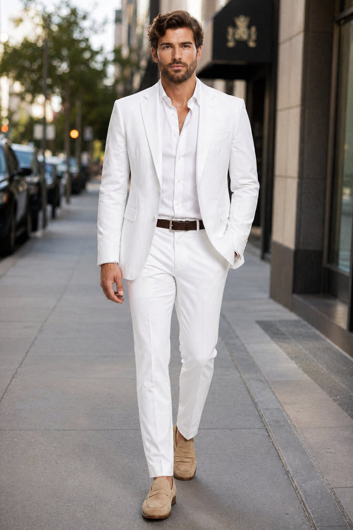 Colin Farrell Miami Vice White Suit for Men