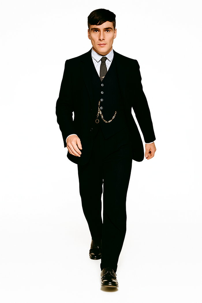 Thomas Shelby Inspired Suit & Overcoat Costume