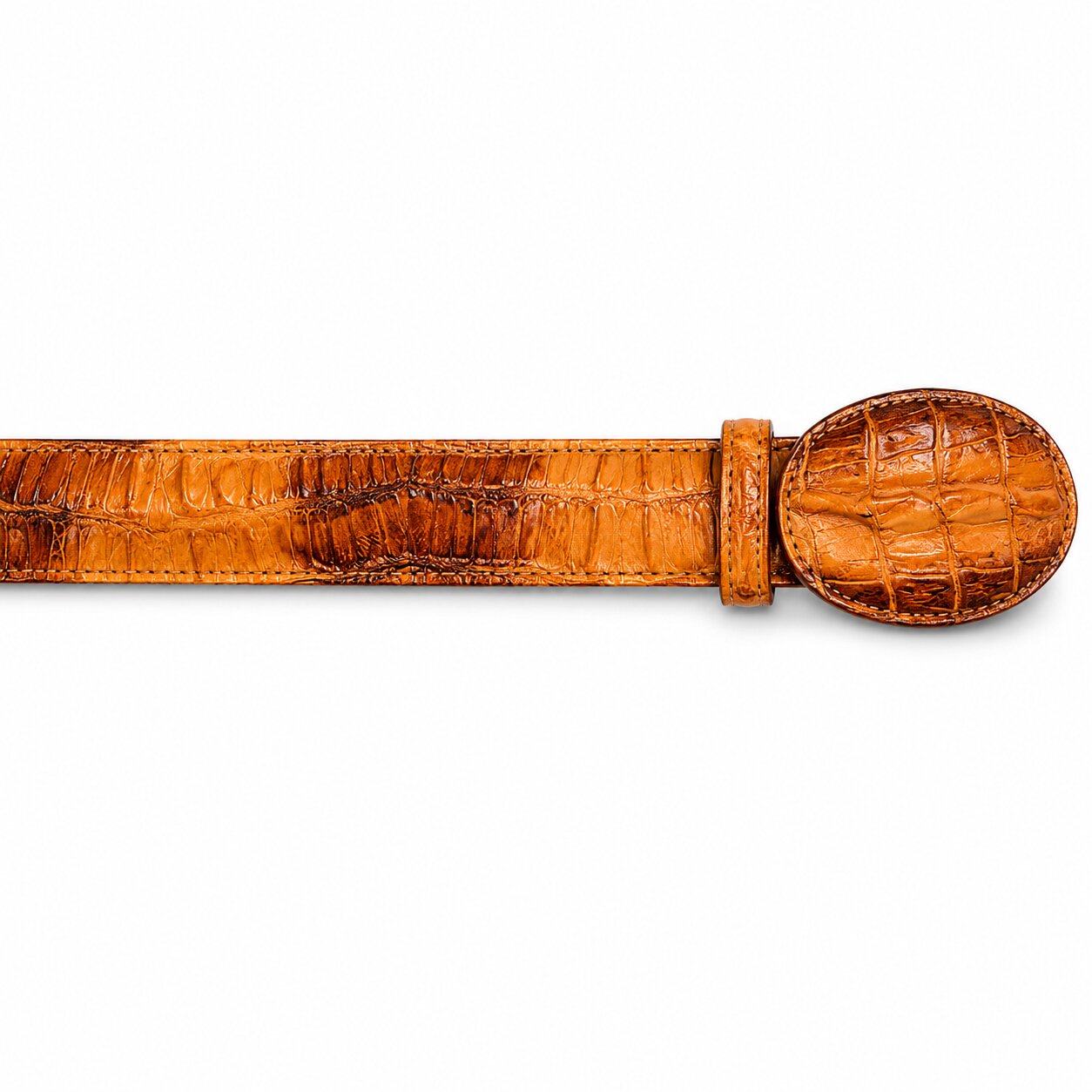 Caiman Skin Cowboy Belt by Wild West Boots