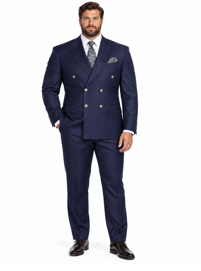 Mens Double Breasted Blazer - Navy Double Breasted Sport Coat