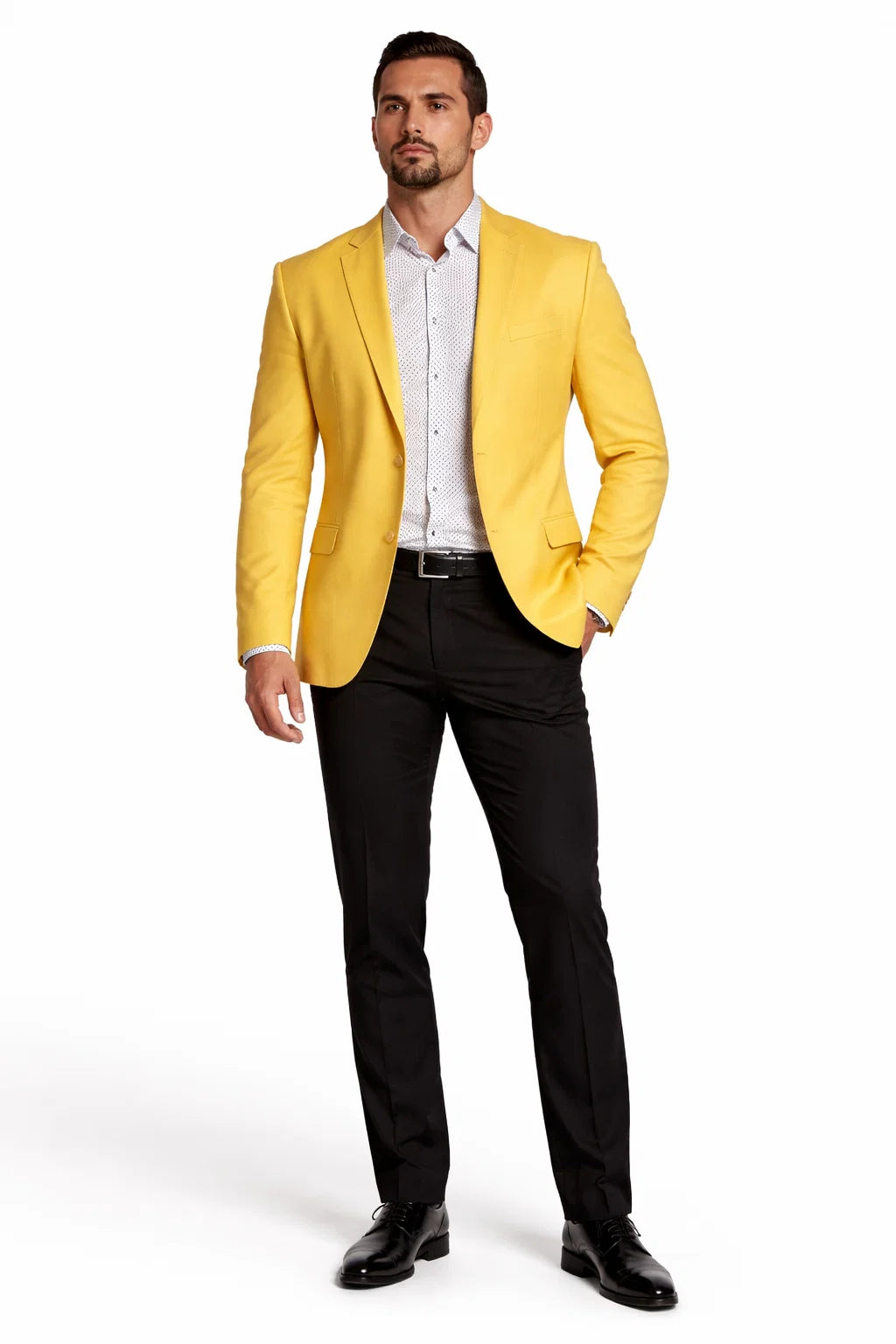 Men's Dylan Yellow 2 Button Cheap Priced Designer Fashion Dress Casual Blazer For Men On Sale European Fit Blazer