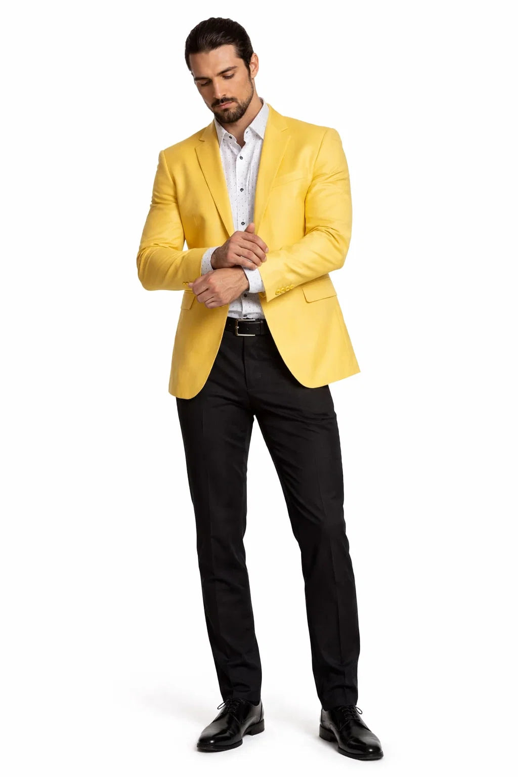 Men's Dylan Yellow 2 Button Cheap Priced Designer Fashion Dress Casual Blazer For Men On Sale European Fit Blazer