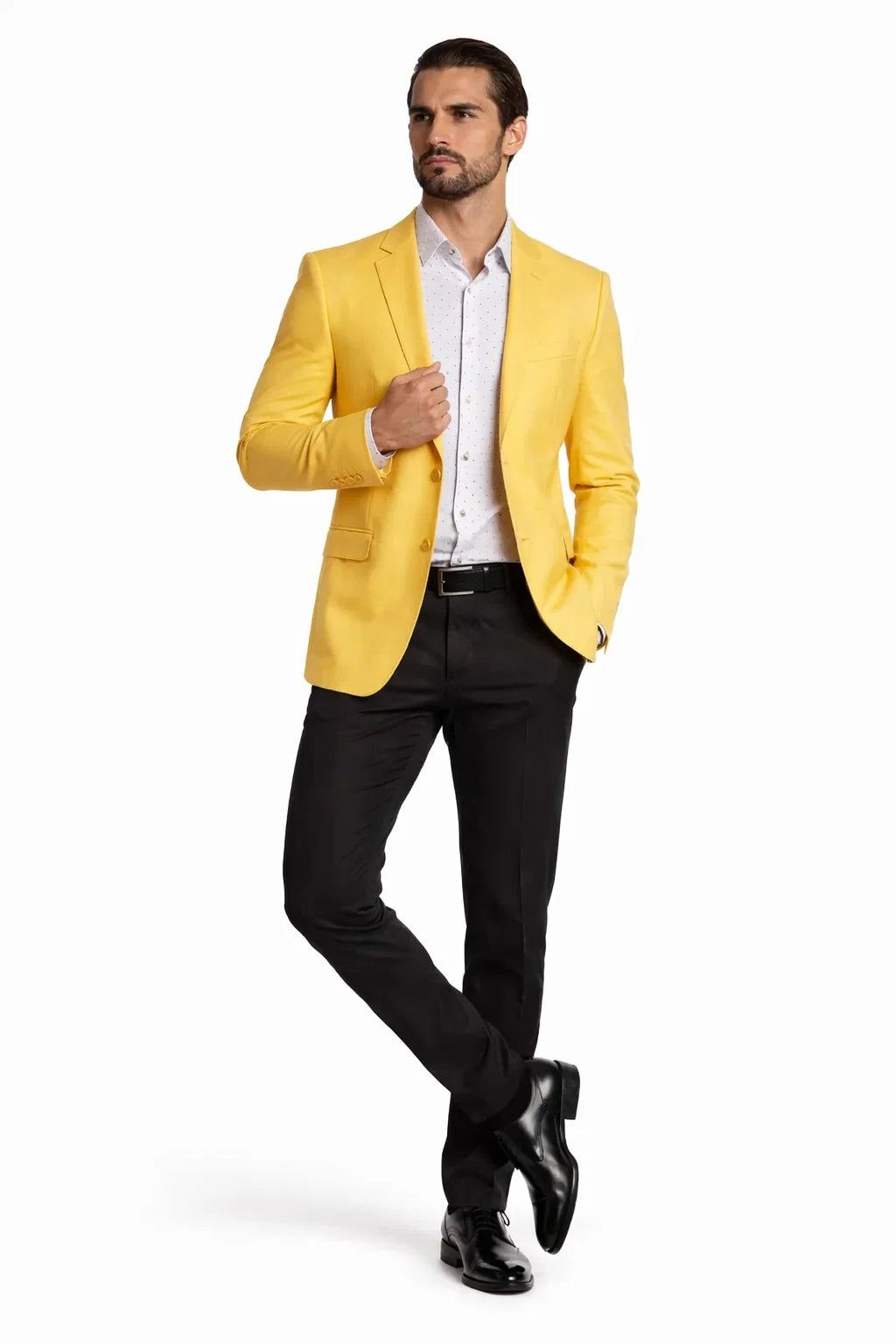 Men's Dylan Yellow 2 Button Cheap Priced Designer Fashion Dress Casual Blazer For Men On Sale European Fit Blazer