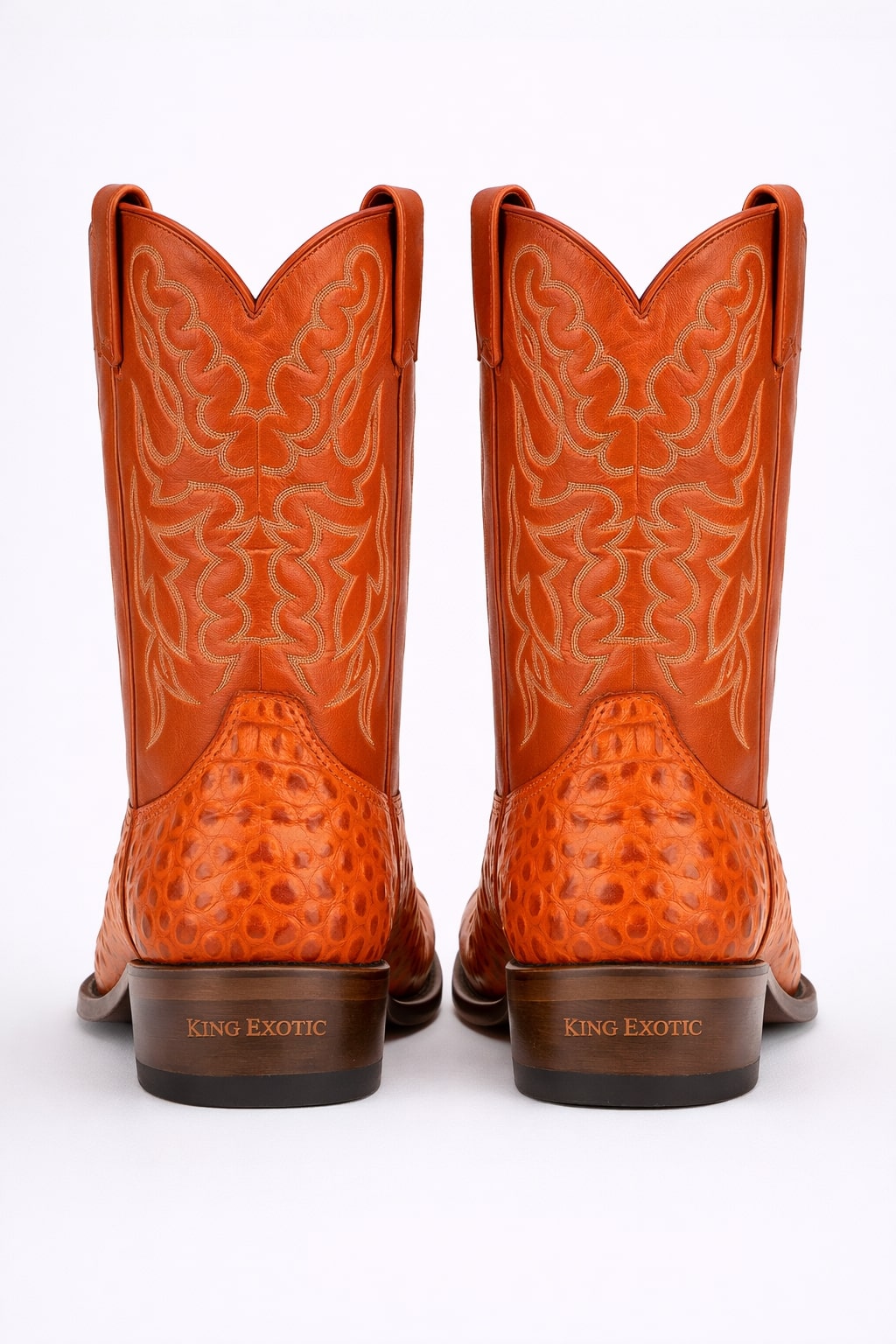 Caiman Hornback Cowboy Boots by King Exotic