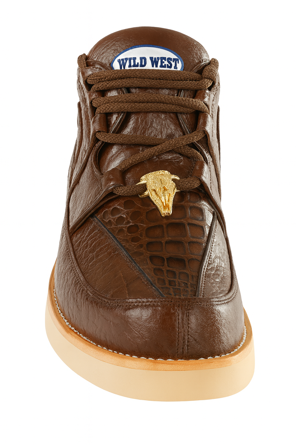 Caiman & Ostrich Skin Wild West Shoes