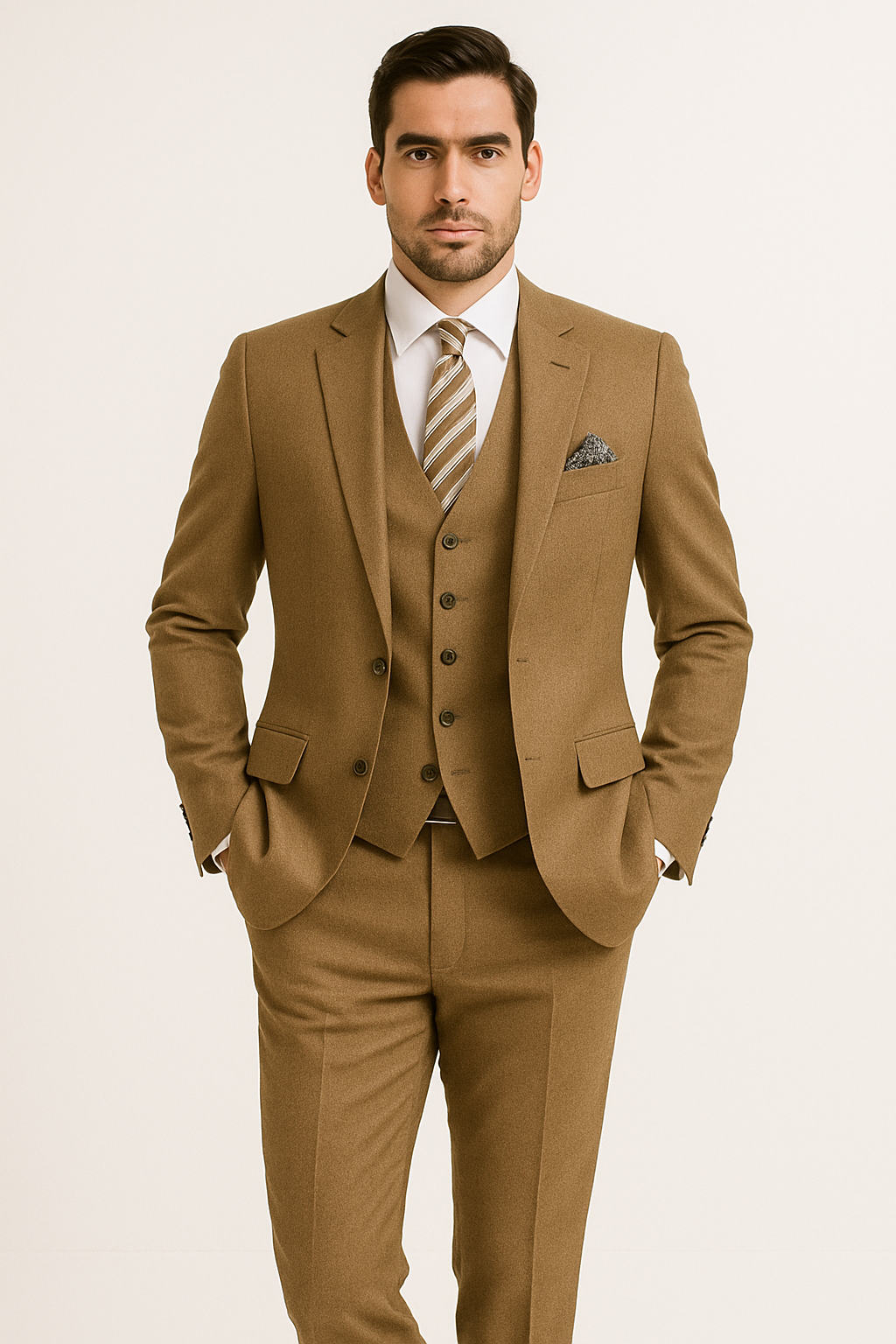 100% Fabric - Slim or Modern Fit Suits - Classic Fit Alberto Nardoni Brand