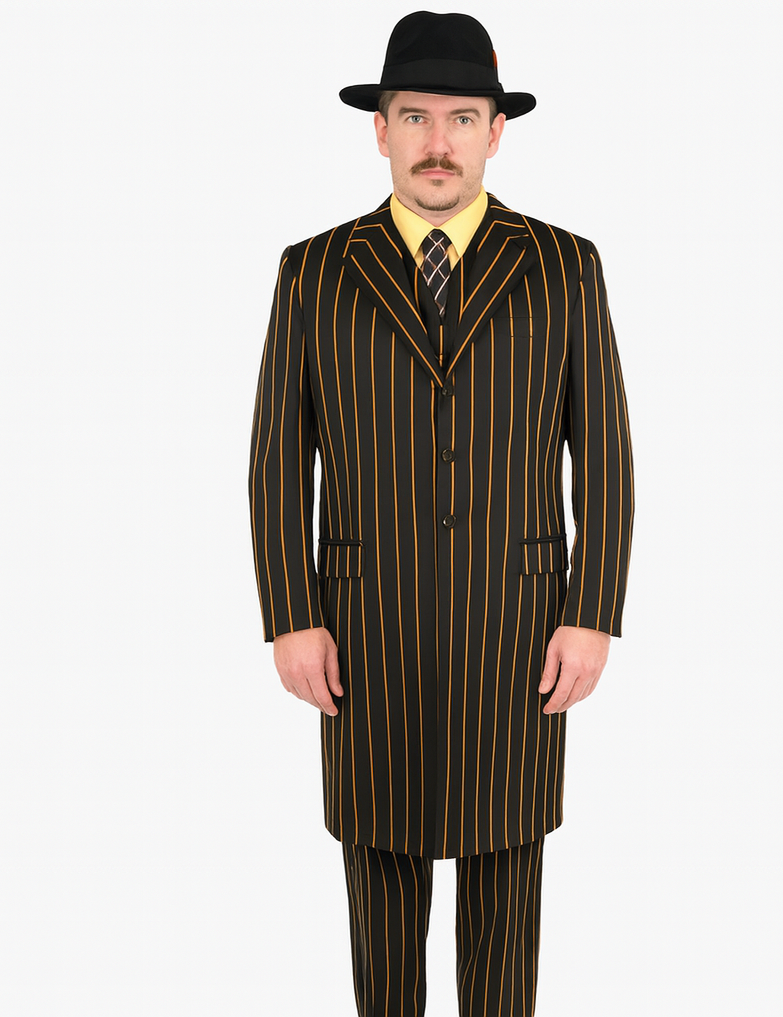 Men’s Chalk Stripe Gangster Zoot Suit