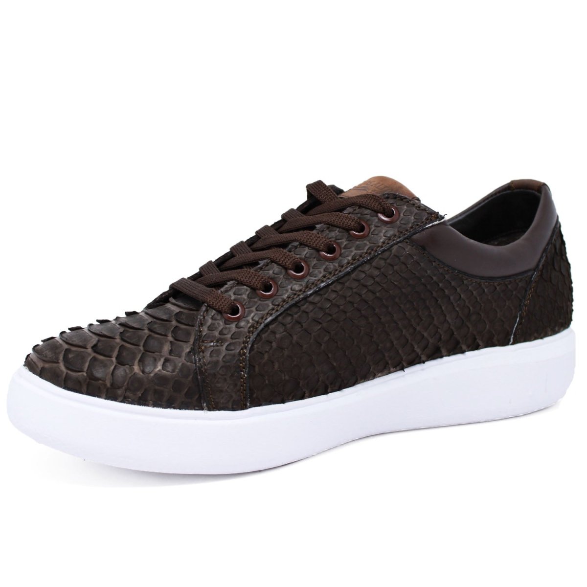 Genuine Python Low Top Sneakers for Men