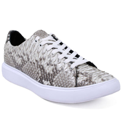 Full Python Skin Sneakers for Men