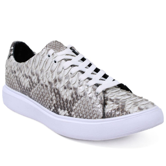 Full Python Skin Sneakers for Men