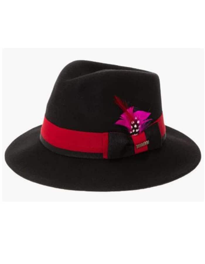 Black Red Mens Hat