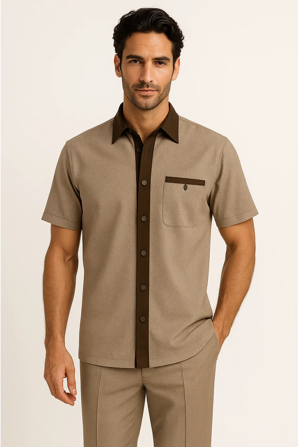 Houndstooth 2-Piece Walking Set by Zacchi