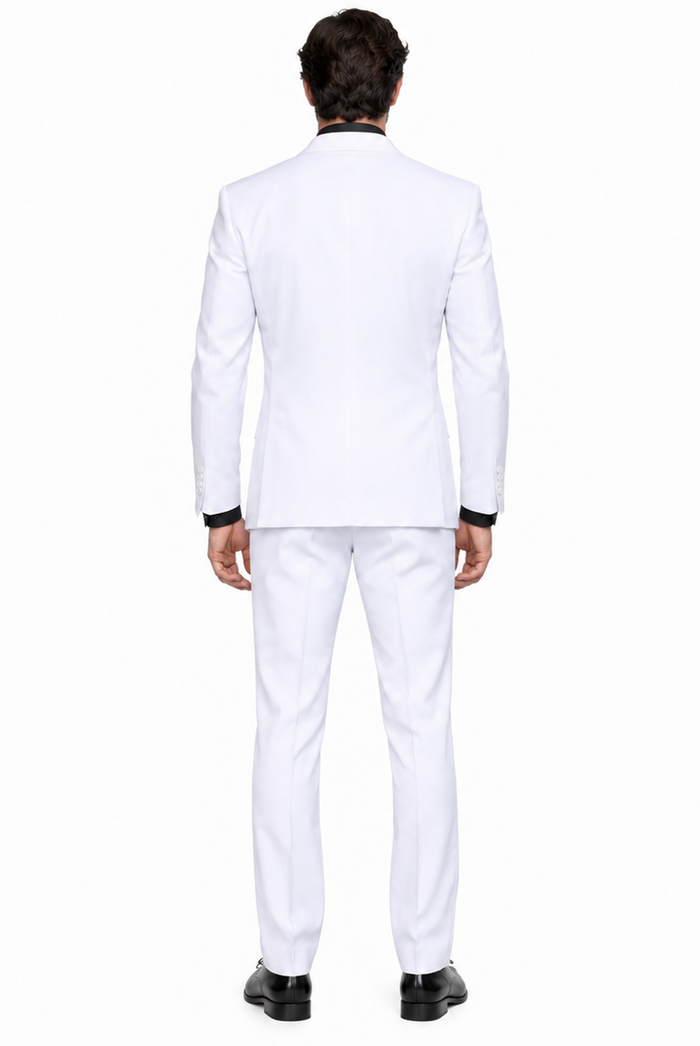 White Saturday Night Fever Disco Suit for Men