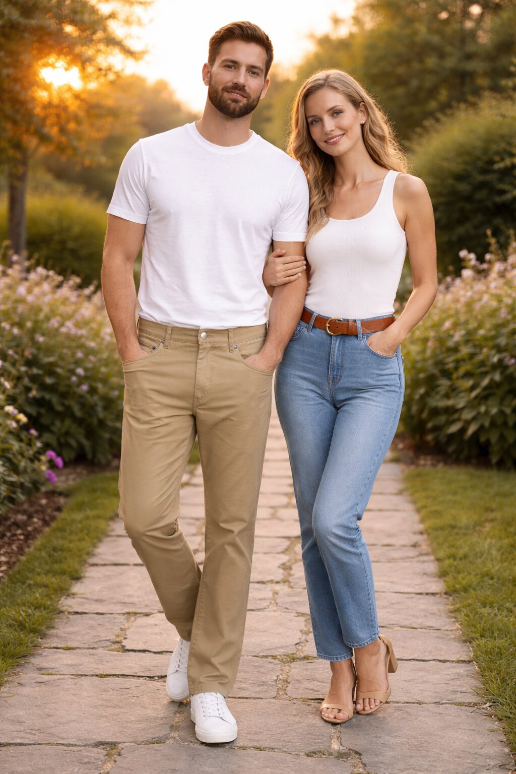 Pelago Khaki Stretch Chino Dress Pants