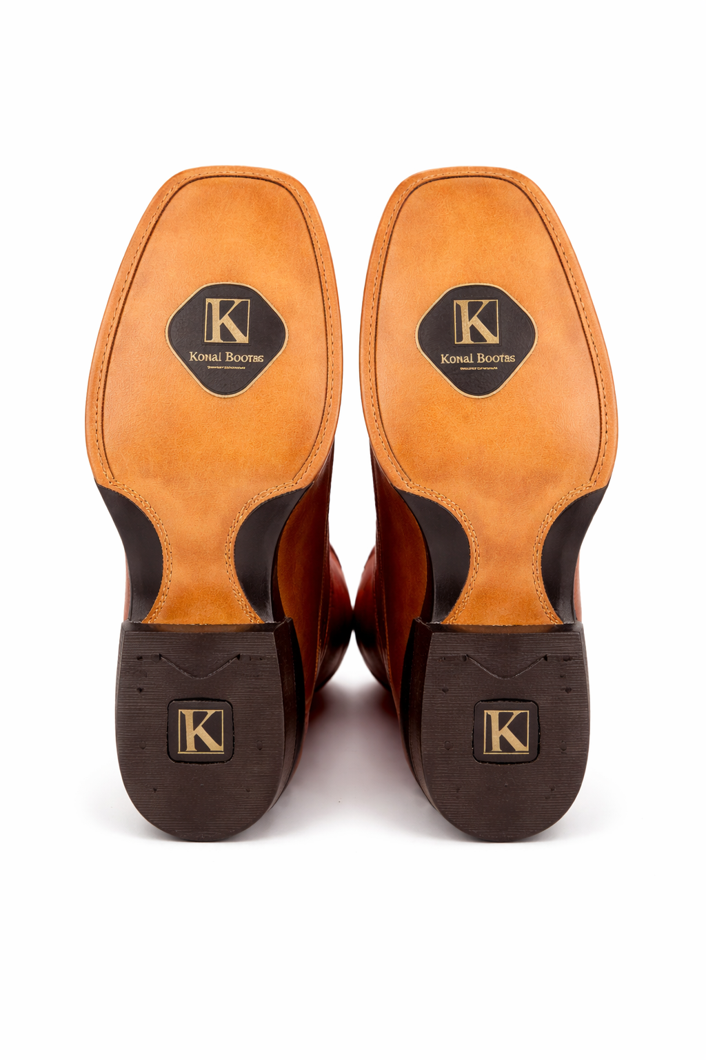 King Exotic Genuine Leather Square Toe Boots