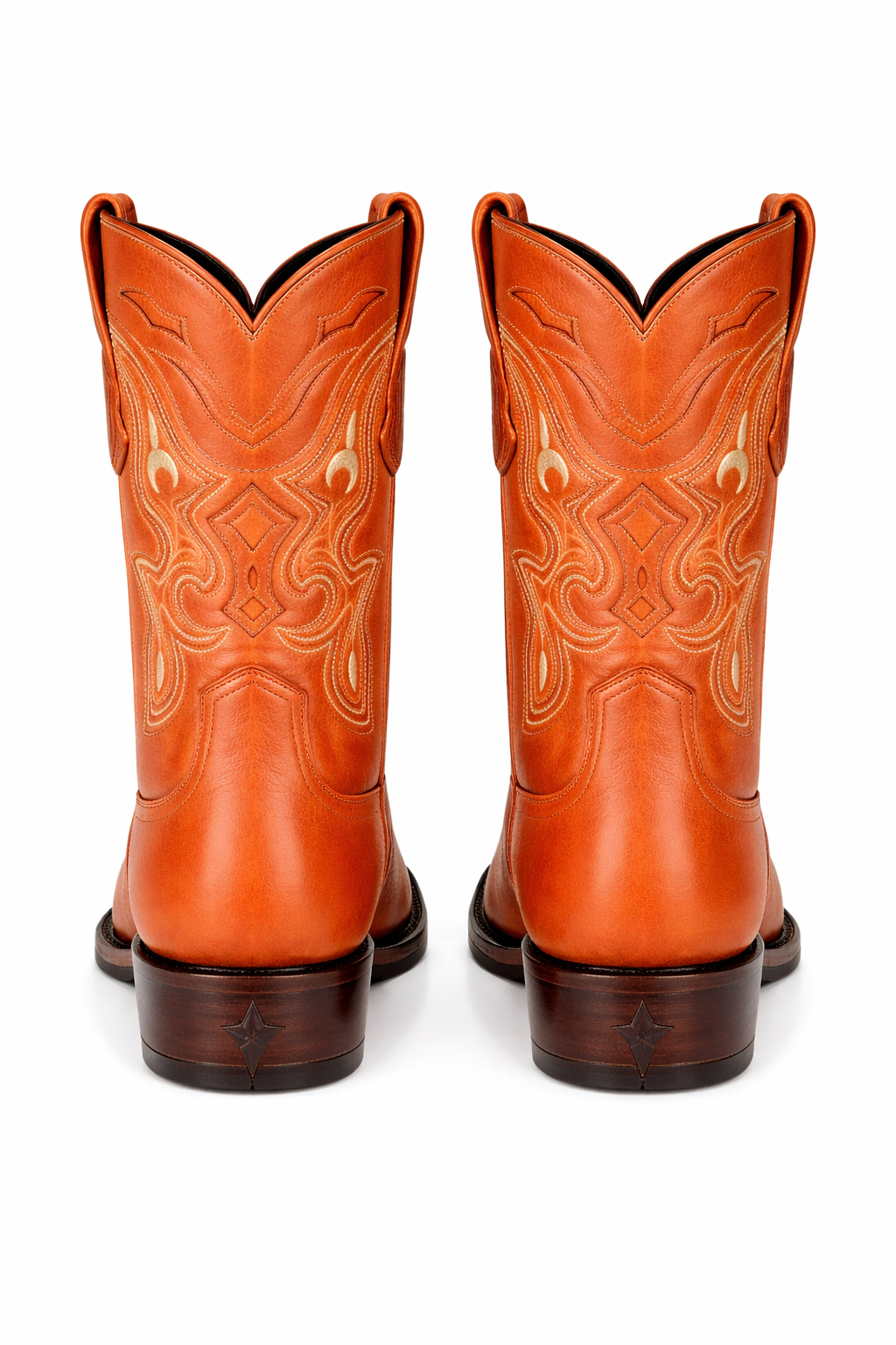 King Exotic Honey Leather Dubai Toe Boots