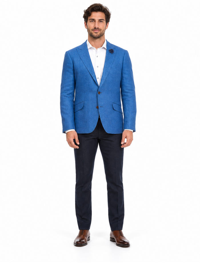 Mens Linen Blazer Big And Tall