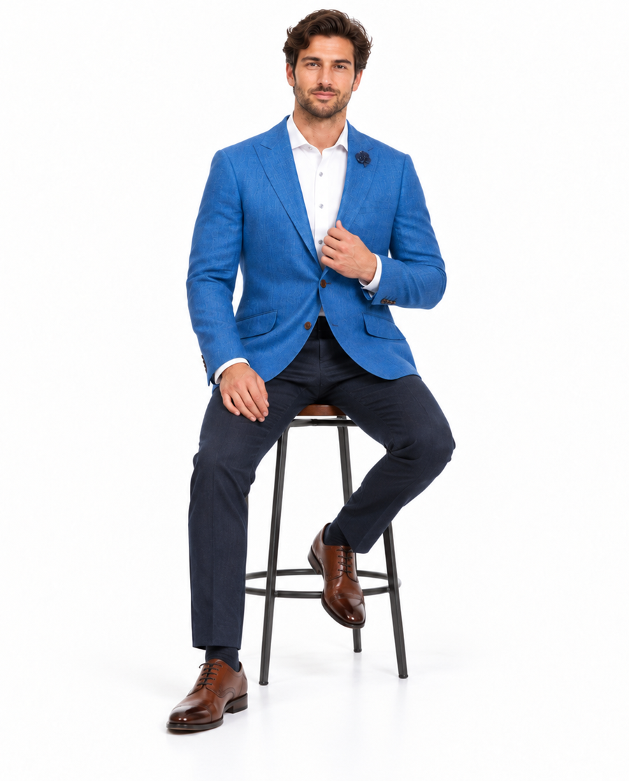 Mens Linen Blazer Big And Tall