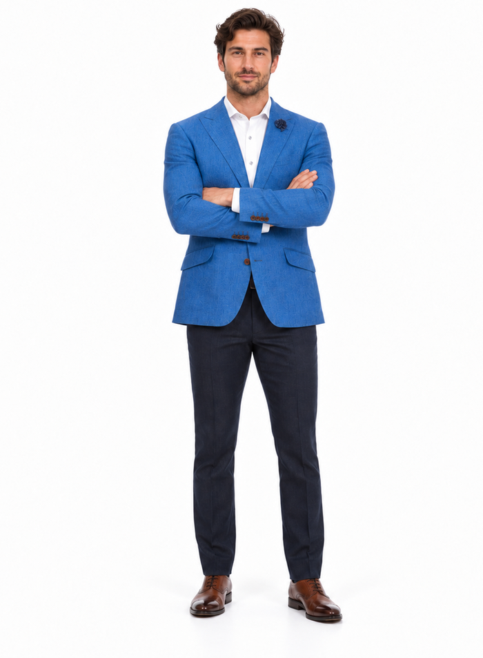 Mens Linen Blazer Big And Tall